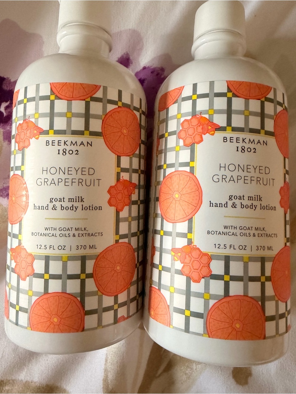 Beekman 1802 Honeyed Grapefruit Goat Milk Hand & Body Lotion (set of 2)